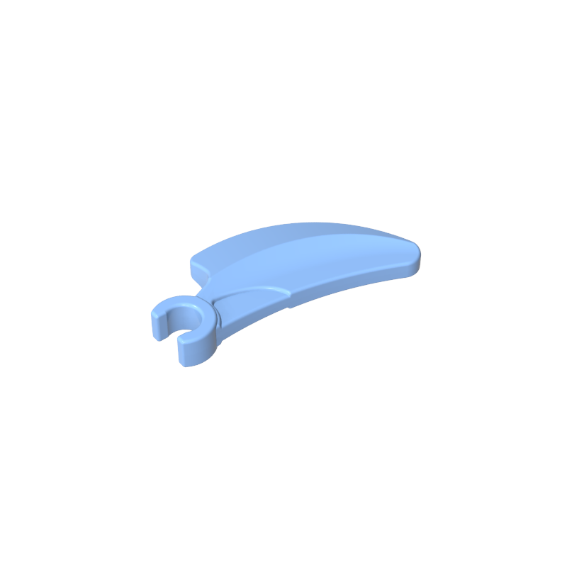 16770 | Barb / Claw / Horn / Tooth with Clip, Curved