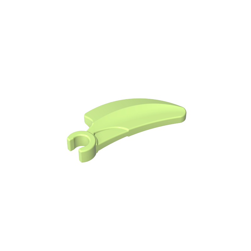 16770 | Barb / Claw / Horn / Tooth with Clip, Curved