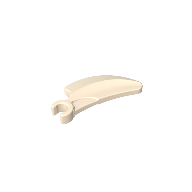 16770 | Barb / Claw / Horn / Tooth with Clip, Curved