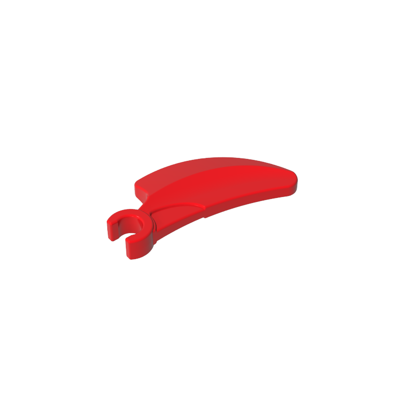 16770 | Barb / Claw / Horn / Tooth with Clip, Curved