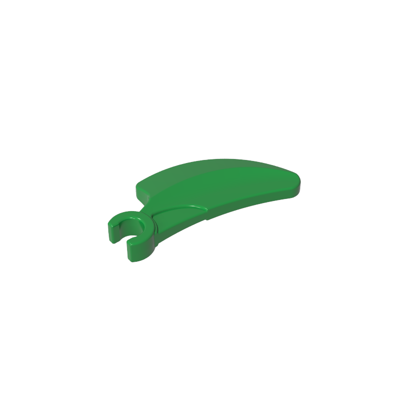 16770 | Barb / Claw / Horn / Tooth with Clip, Curved
