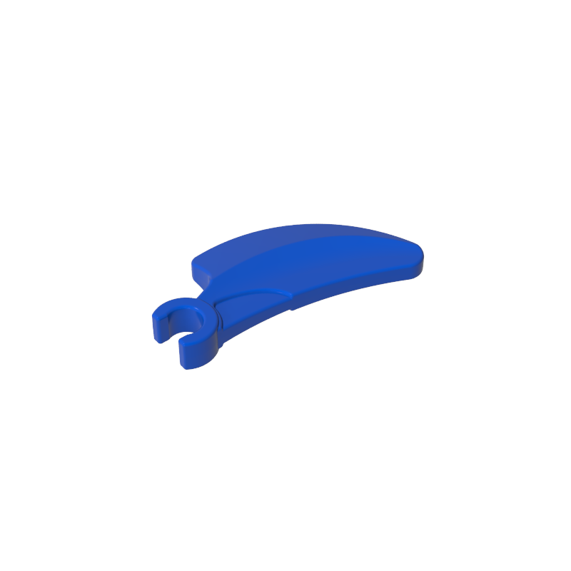 16770 | Barb / Claw / Horn / Tooth with Clip, Curved