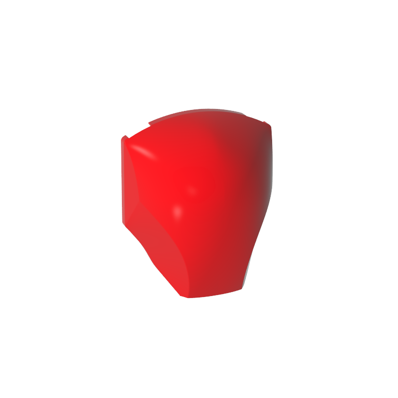 85834 | Large Figure Armor, Smooth with 2 x 2 Round Brick Attachment
