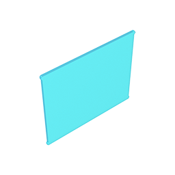 42509 | Glass for Window 1 x 6 x 6 Flat Front