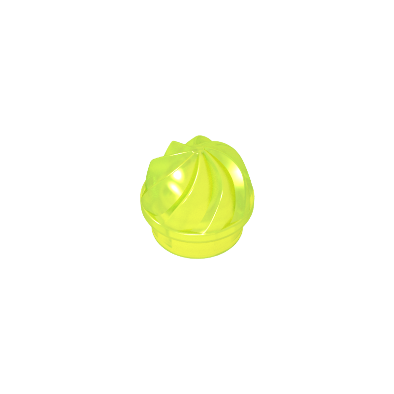 15470 | Plate, Round 1 x 1 with Vertical Swirl / Twist