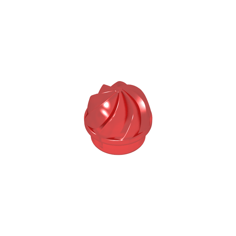 15470 | Plate, Round 1 x 1 with Vertical Swirl / Twist