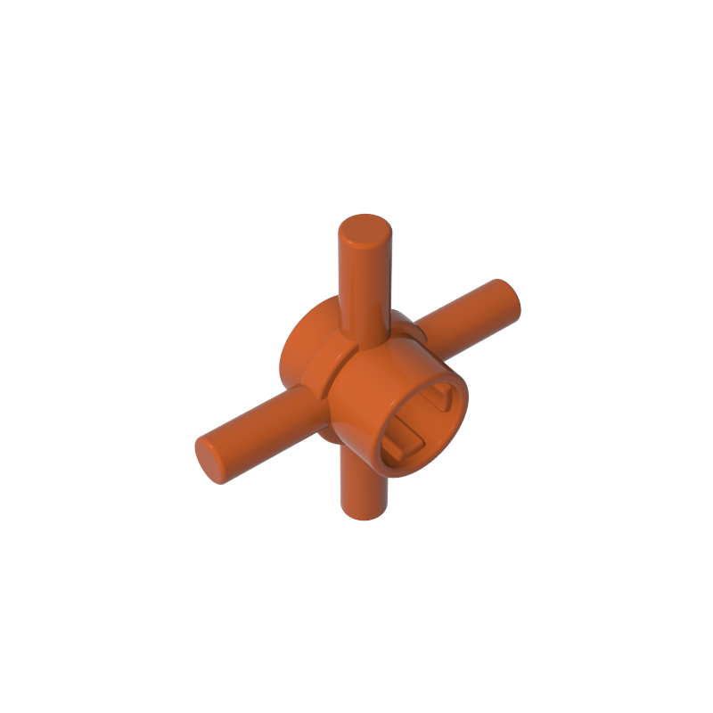 48723 | Technical Axle Connector Hub with 4 Bars and Pin Hole