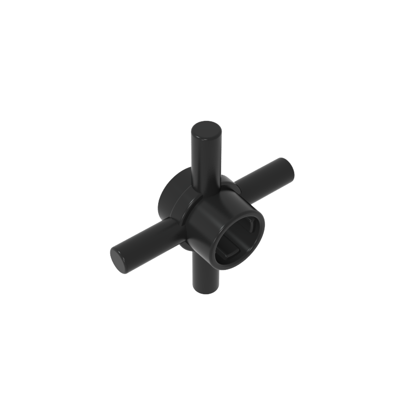 48723 | Technical Axle Connector Hub with 4 Bars and Pin Hole