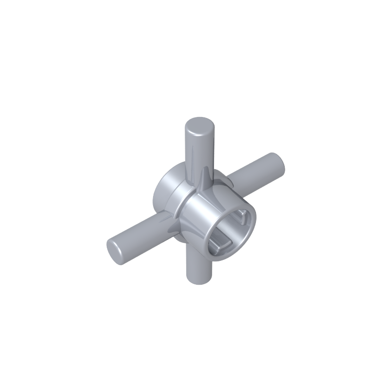 48723 | Technical Axle Connector Hub with 4 Bars and Pin Hole