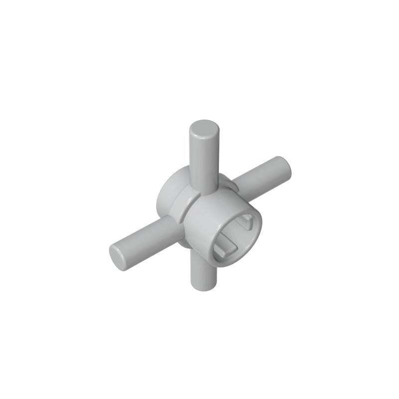 48723 | Technical Axle Connector Hub with 4 Bars and Pin Hole