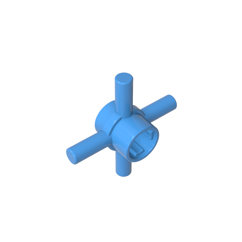 48723 | Technical Axle Connector Hub with 4 Bars and Pin Hole