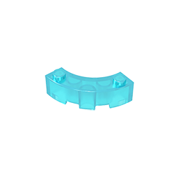 5152 | Brick, Round Corner 3 x 3 Macaroni with 2 Studs