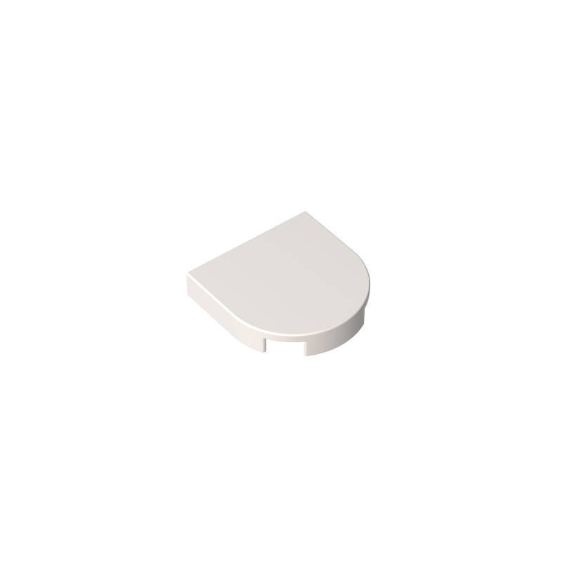 5520 | Tile, Round 2 x 2 Half Circle Extended