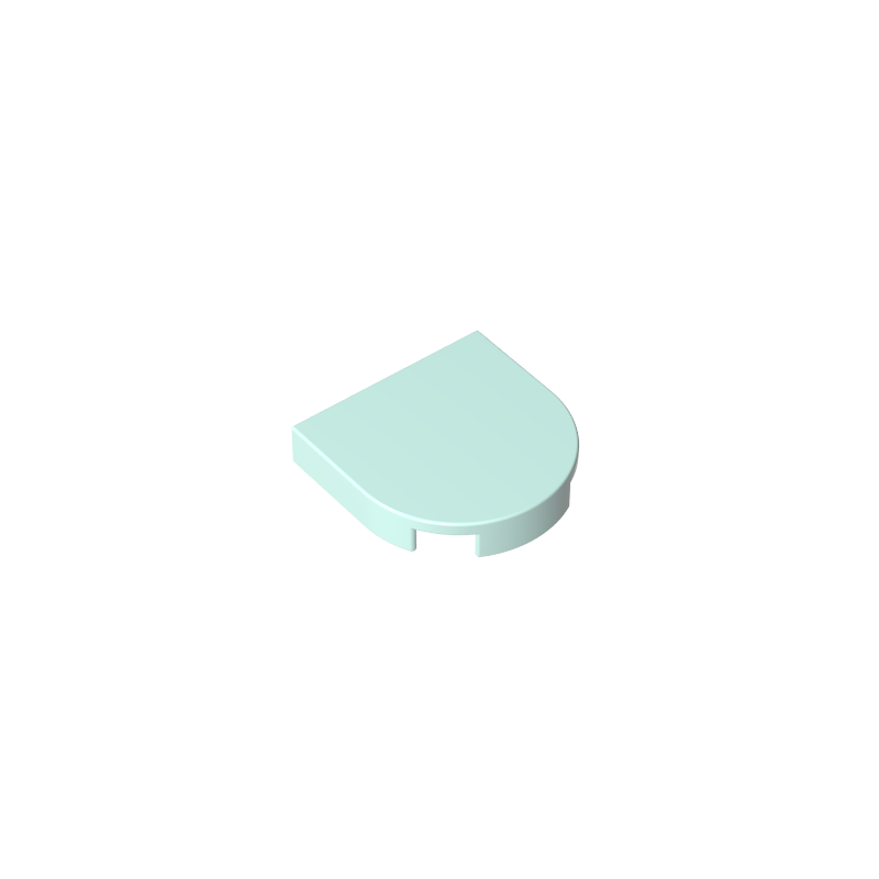 5520 | Tile, Round 2 x 2 Half Circle Extended
