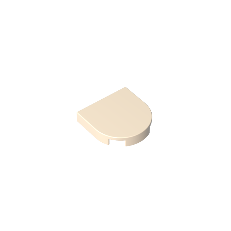 5520 | Tile, Round 2 x 2 Half Circle Extended