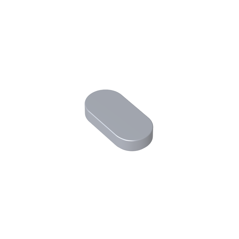 1126 | Tile, Round 1 x 2 Oval