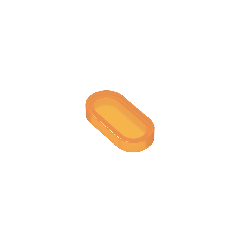 1126 | Tile, Round 1 x 2 Oval