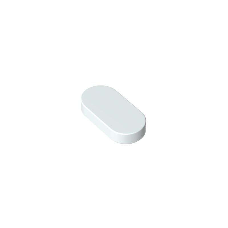 1126 | Tile, Round 1 x 2 Oval
