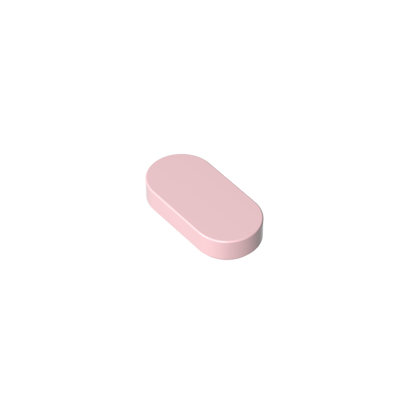 1126 | Tile, Round 1 x 2 Oval