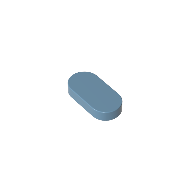 1126 | Tile, Round 1 x 2 Oval