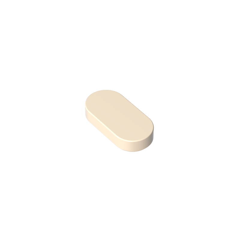 1126 | Tile, Round 1 x 2 Oval