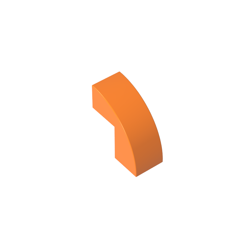5907 | Slope, Curved 2 x 1 x 1 2/3