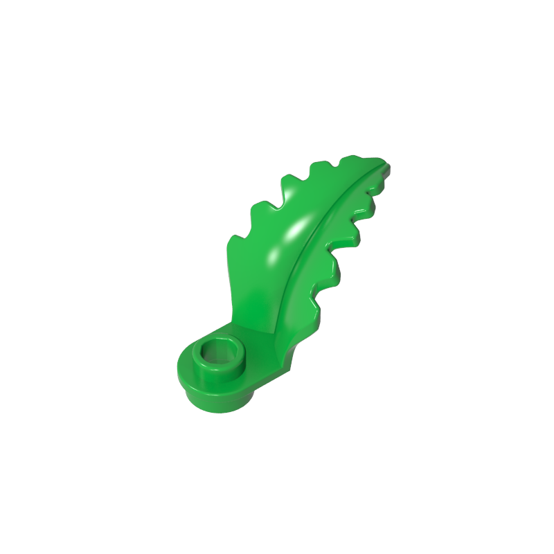 2682a | Plant Plate, Round 1 x 1 with Curved, Upright Leaf