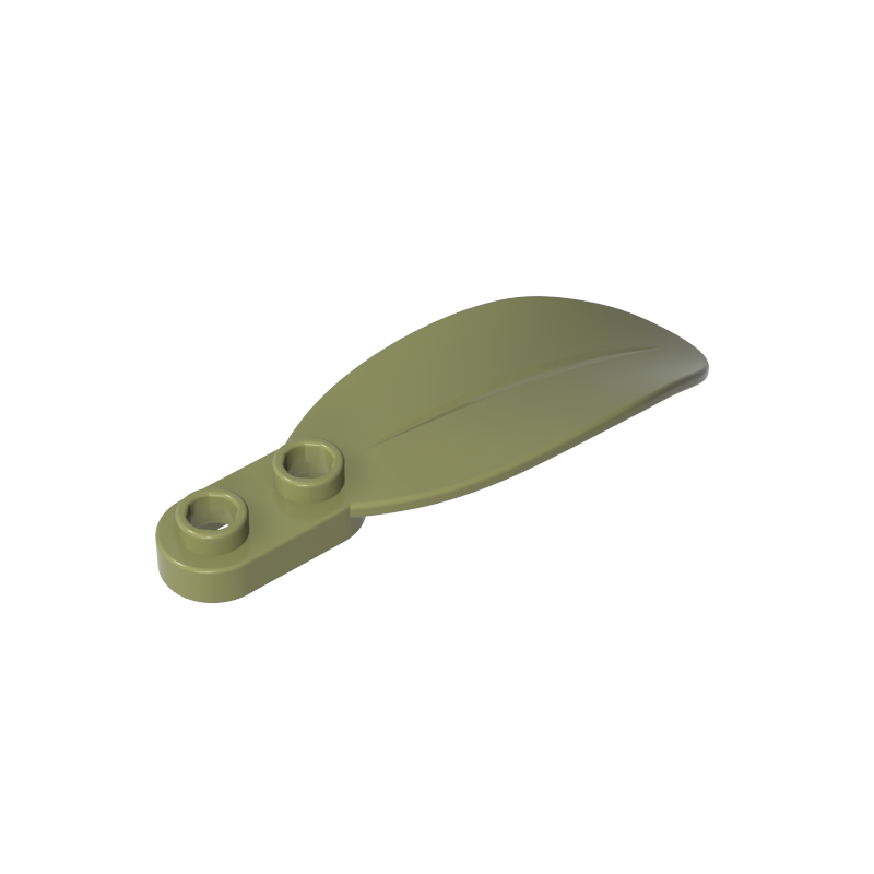 3565 | Plant Plate, Round 1 x 2 with Rounded Leaf