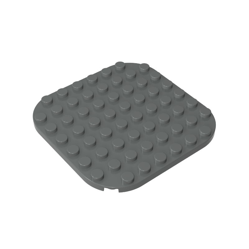 65140 | Plate, Round 8 x 8 with Rounded Corners