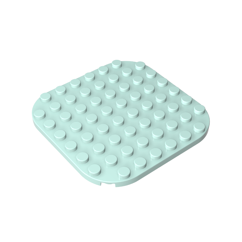 65140 | Plate, Round 8 x 8 with Rounded Corners