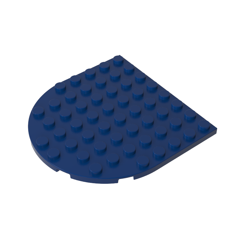 41948 | Plate, Round 8 x 8 Rounded End