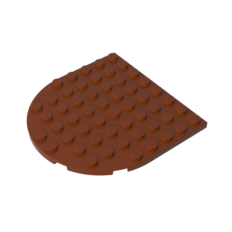 41948 | Plate, Round 8 x 8 Rounded End