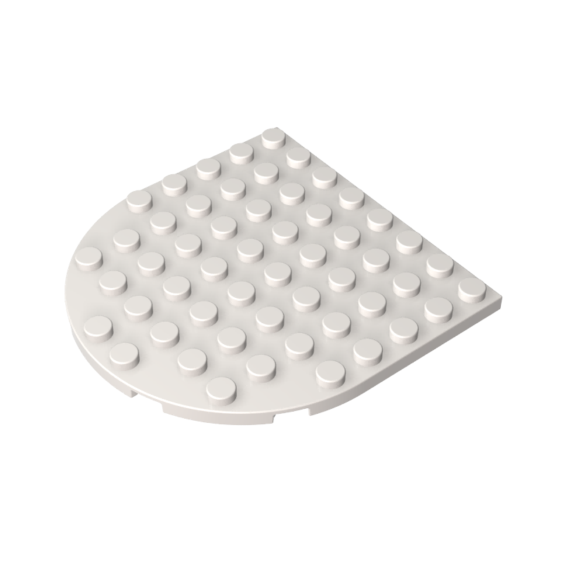 41948 | Plate, Round 8 x 8 Rounded End
