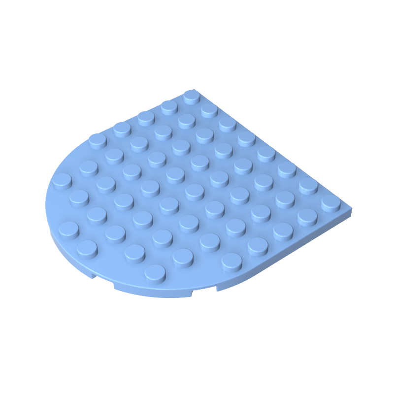 41948 | Plate, Round 8 x 8 Rounded End