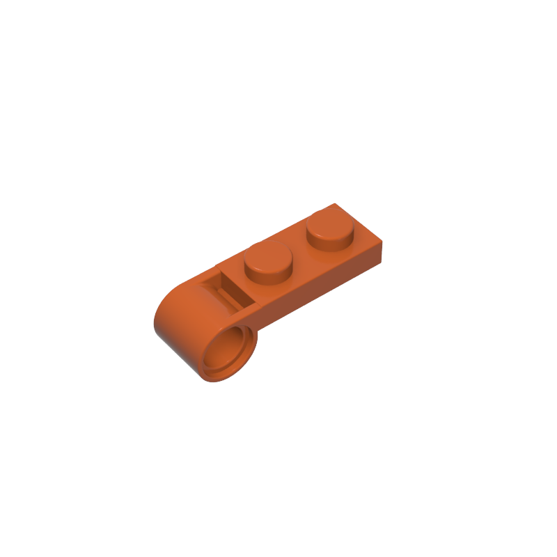 3172 | Plate, Modified 1 x 2 with Pin Hole on End
