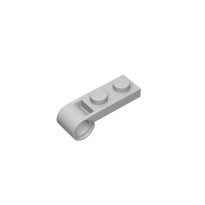 3172 | Plate, Modified 1 x 2 with Pin Hole on End
