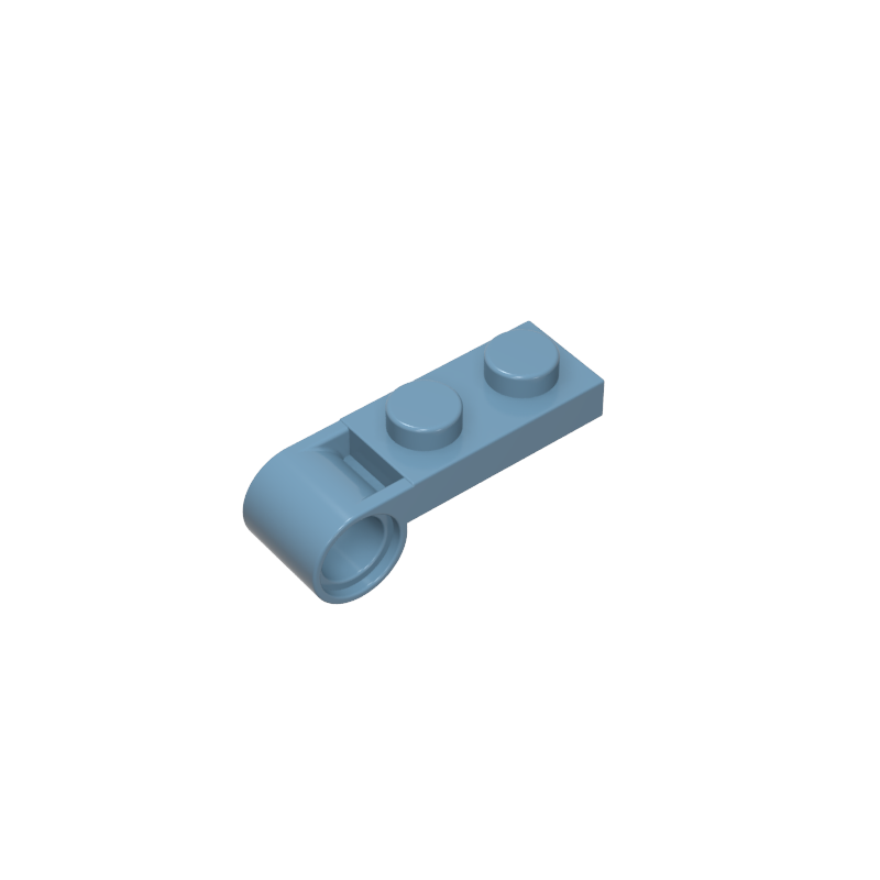 3172 | Plate, Modified 1 x 2 with Pin Hole on End