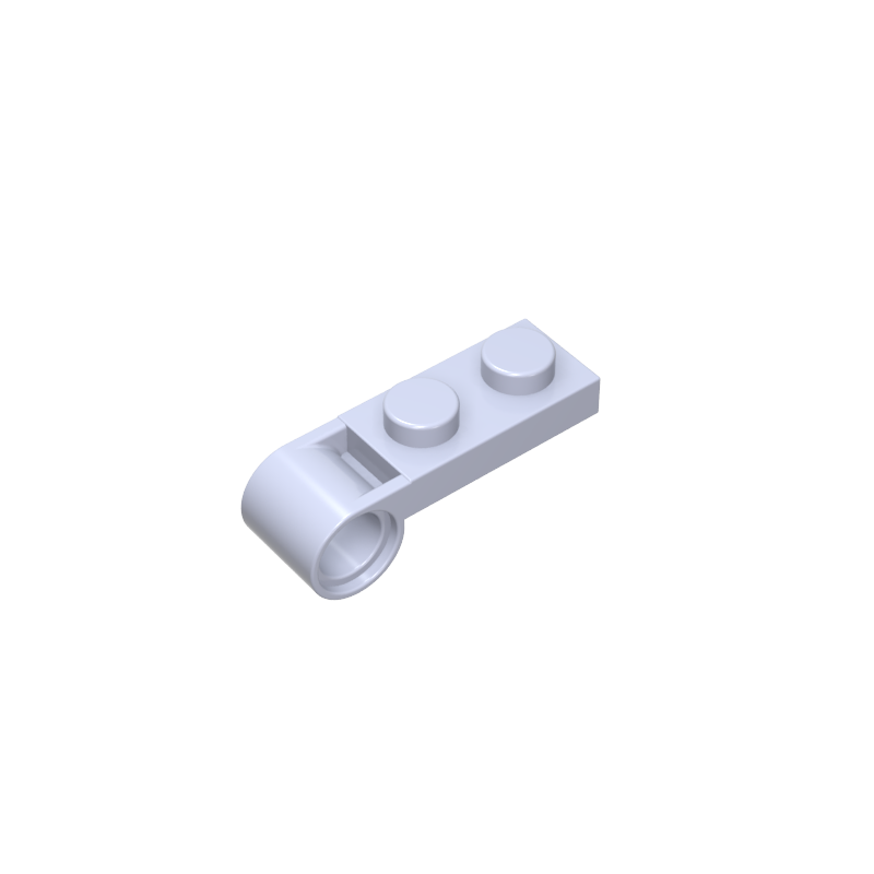 3172 | Plate, Modified 1 x 2 with Pin Hole on End