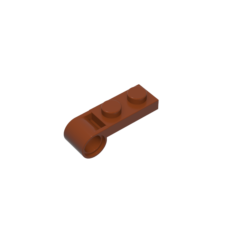 3172 | Plate, Modified 1 x 2 with Pin Hole on End