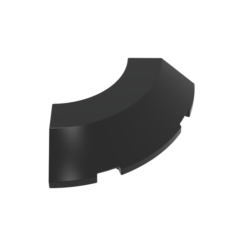 5649 | Brick, Round Corner 4 x 4 with Slope 45 Edge without Studs