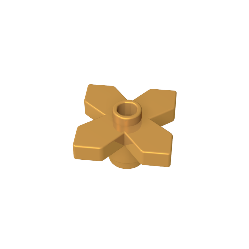 4727 | Plant Flower 2 x 2 Leaves - Angular