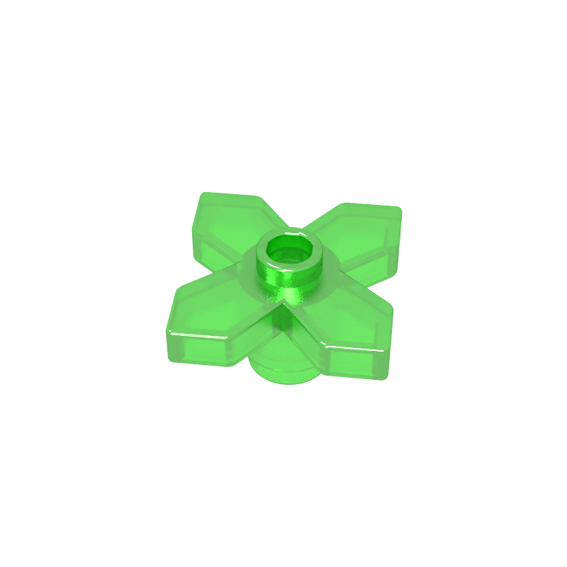4727 | Plant Flower 2 x 2 Leaves - Angular