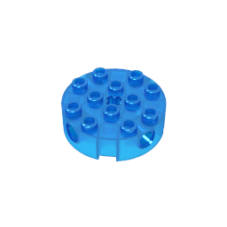 6222 | Brick, Round 4 x 4 with 4 Side Pin Holes and Center Axle Hole