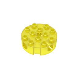 6222 | Brick, Round 4 x 4 with 4 Side Pin Holes and Center Axle Hole