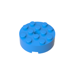 87081 | Brick, Round 4 x 4 with Hole