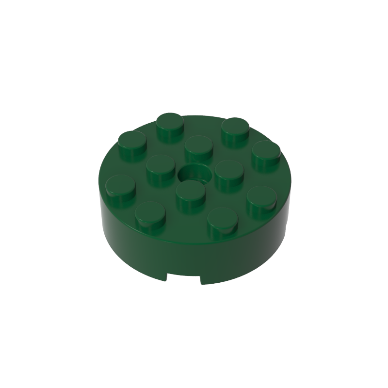 87081 | Brick, Round 4 x 4 with Hole