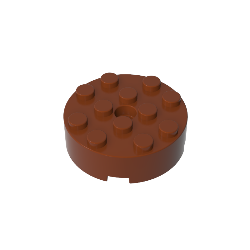 87081 | Brick, Round 4 x 4 with Hole