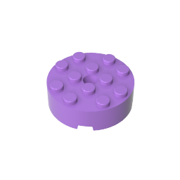 87081 | Brick, Round 4 x 4 with Hole
