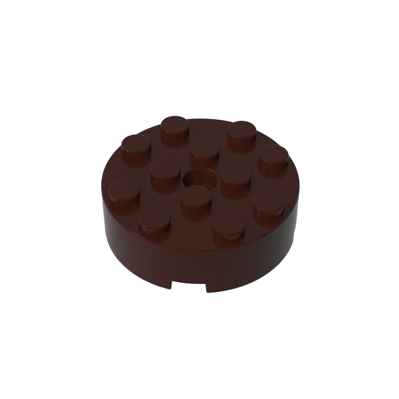 87081 | Brick, Round 4 x 4 with Hole