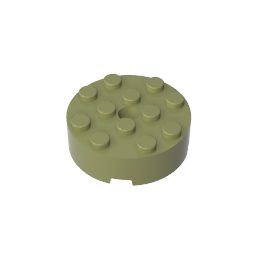 87081 | Brick, Round 4 x 4 with Hole